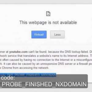 DNS_PROBE_FINISHED_NXDOMAIN: Kako mogu popraviti? Pogreška pri povezivanju s internetom