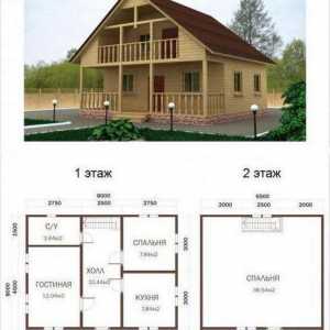 Kuća od drva 8x8. Planiranje i izgradnja