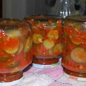 Kućno konzerviranje: krastavci u punjenju rajčice