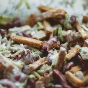 Bean salata: kuhanje recepata s fotografijama. Salata s grahom konzerviranom