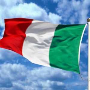 Zastava Italije. Boje nacionalne zastave Italije