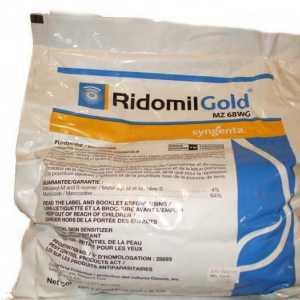 Fungicid `Ridomil Gold`: upute za uporabu, recenzije