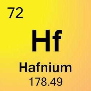 Hafnium: primjena i svojstva