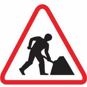 Gdje i kako instalirati znak `Roadworks`