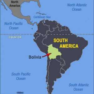 Gdje se nalazi Bolivija? Značajke terena i lokacije