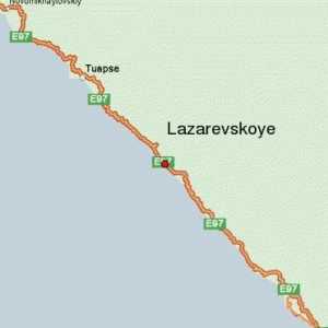 Gdje se nalazi Lazarevskoye? Crno more, Lazarevskoe