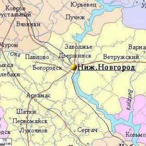 Gdje je Nizhny Novgorod - grad 12 rijeka i 33 jezera