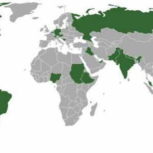 Zemljopis svijeta. Popis saveznih država i država