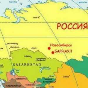 Geografija Rusije. Gdje se nalazi Barnaul?