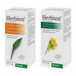 "Herbion: plantain", sirup kašlja: uputa
