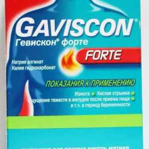 Gaviscon Forte: upute, nuspojava, put primjene i dozu