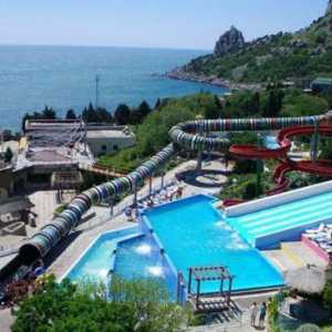 `Plava zaljeva` - vodeni park u Yalta, koji je popularan među turistima