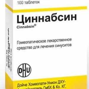 Homeopatske tablete `Cinnabsin`: upute za uporabu
