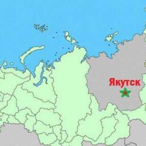 Grad Yakutsk: koordinate, zemljopisni položaj i zanimljive činjenice