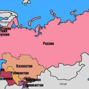 Države na granici Rusije. Državna granica Rusije