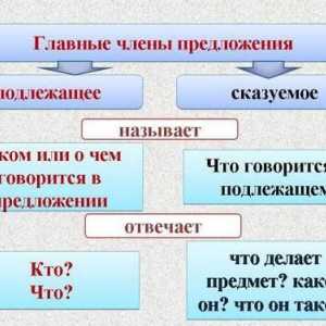 Gramatička analiza rečenice na ruskom: primjeri