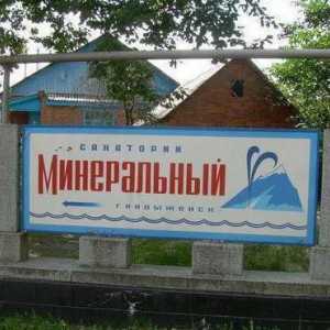Khadyzhensk, sanatorij `Mineral`: fotografije i recenzije turista