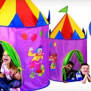 Šator za igru ​​za djecu. Šator-kuća