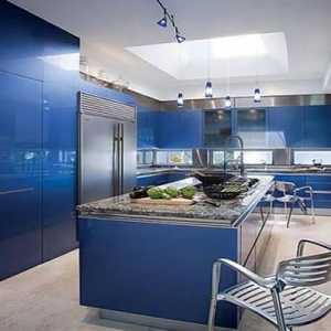 Interijer u plavim bojama. Koje boje kombiniraju plavo u unutrašnjosti spavaće sobe i kuhinje?