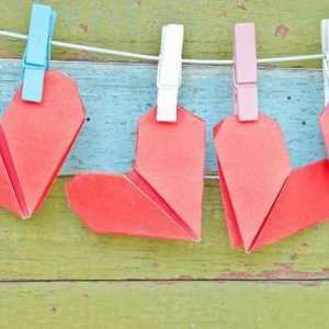 Zanimljive ideje: origami za Valentinovo