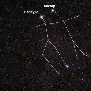 Zanimljivi objekti konstelacije Gemini. Zvijezde Pollux i Castor