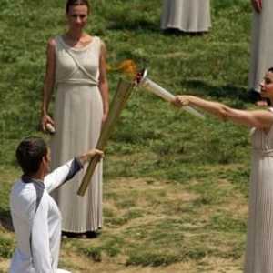 Povijest olimpijskog plamena. Olimpijski plamen. Relej svjetla za bateriju