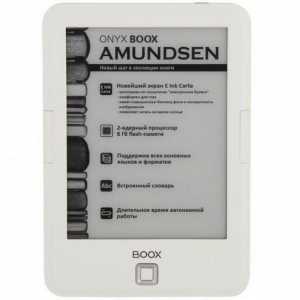 E-knjiga Onyx Boox Amundsen: recenzije, projekti, tehničke specifikacije