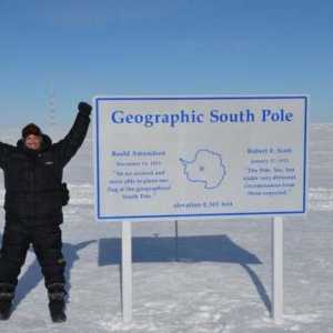 Južni pol i njegovo osvajanje. Koja je geografska širina Južnog pola?