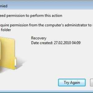 Ne postoji pristup mapi: kako vratiti dozvole i dopuštenja u sustavu Windows 7