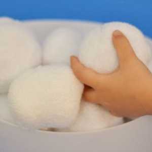 Kako izraditi snowballs od pamučne vune sa svojim rukama
