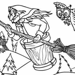 Kako crtati Babu-Yaga u olovku u fazama. Kako crtati stupa, kuću i kolibu Baba Yaga