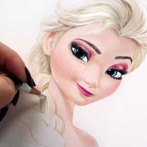 Kako crtati Elsa iz "Hladnog srca"? Nekoliko savjeta