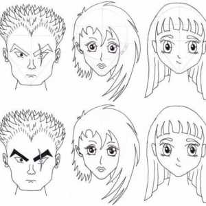 Kako crtati anime lica? Anime olovka: lica