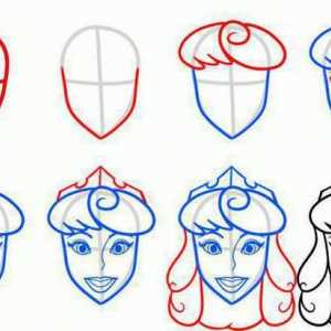 Kako crtati Princess Disney: korak po korak upute