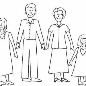 Kako crtati obitelj? Doplatak za roditelje i djecu