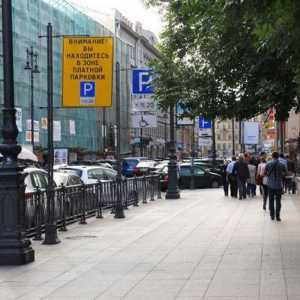 Kako platiti parking u centru St. Petersburg: upute za plaćanje u St. Petersburgu