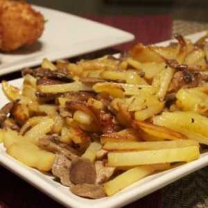 Kako pržiti masnu moljku kuhanjem i posluživanjem krumpira
