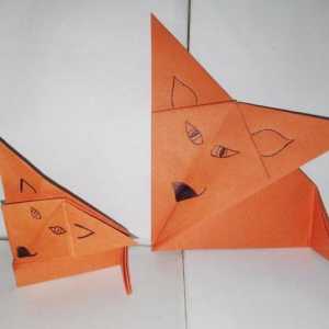 Kako napraviti lisicu iz papira: jednostavan način