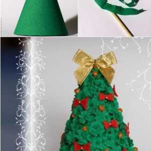 Kako izrađivati ​​papir za božićno drvce s vlastitim rukama