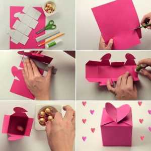 Kako napraviti sami poklon kutije