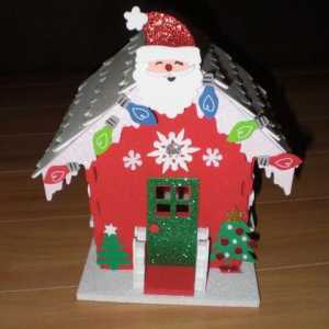 Kako napraviti lijepu kuću Djeda Božićnjaka sa svojim vlastitim rukama