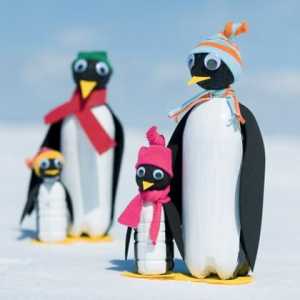 Kako napraviti pingvin iz plastične boce? Obrt iz plastičnih bočica