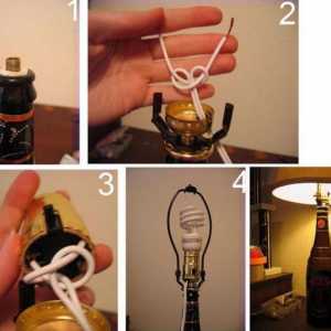 Kako napraviti svjetiljku iz boce? Postupak proizvodnje