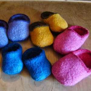 Kako napraviti papučice iz vune sa svojim rukama