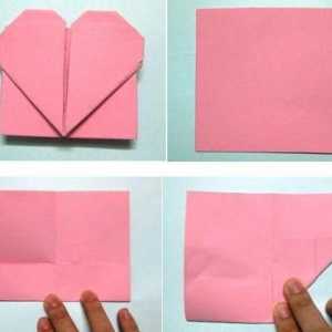 Kako skloniti origami "srce": korak po korak upute