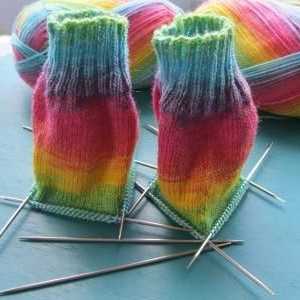 Kako plesti čarapu s iglama za pletenje? Korak-po-korak opis rada