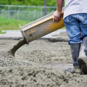 Kako miješati beton: proporcije (tablica)