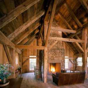 Kamin u drvenoj kući: instalacijske značajke, uređaji i recenzije