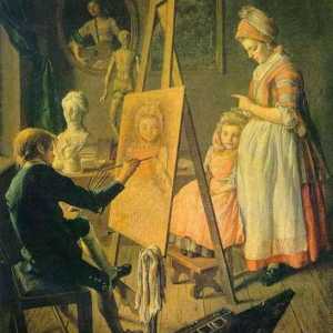 Картина `Юный живописец` И. И. Фирсова