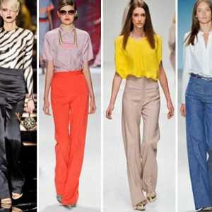 Klasične hlače s visokim strukom: s što nositi, kombinaciju odjeće, preporuke